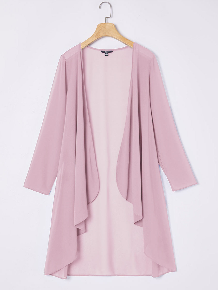 Chiffon Duster Cardigan