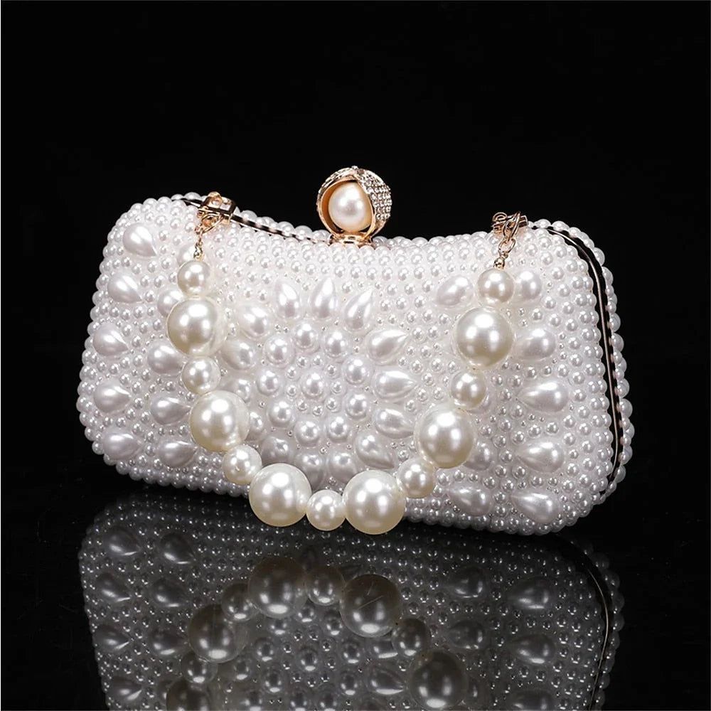 Perlen Clutch Braut Hochzeit & Party Handtasche