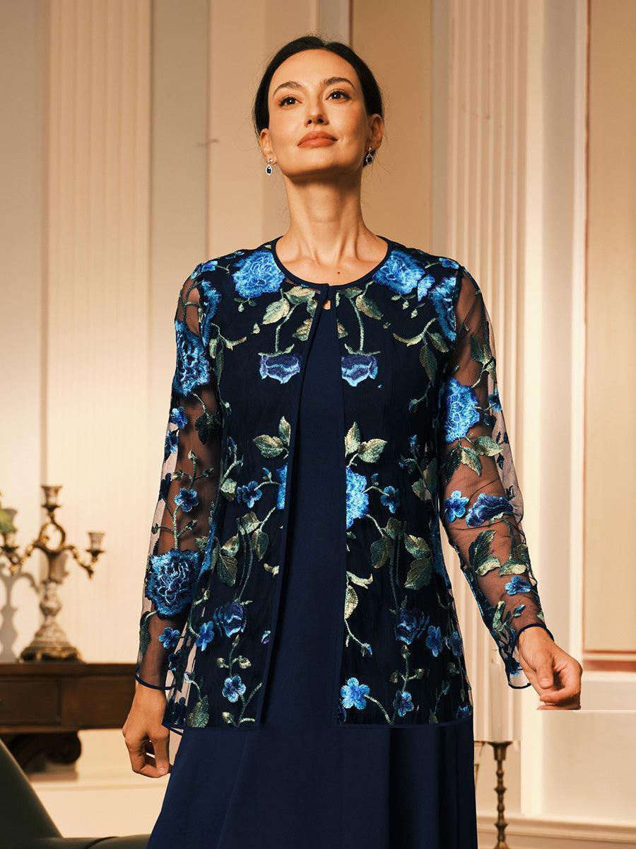 Floral Embroidered Lace Jacket