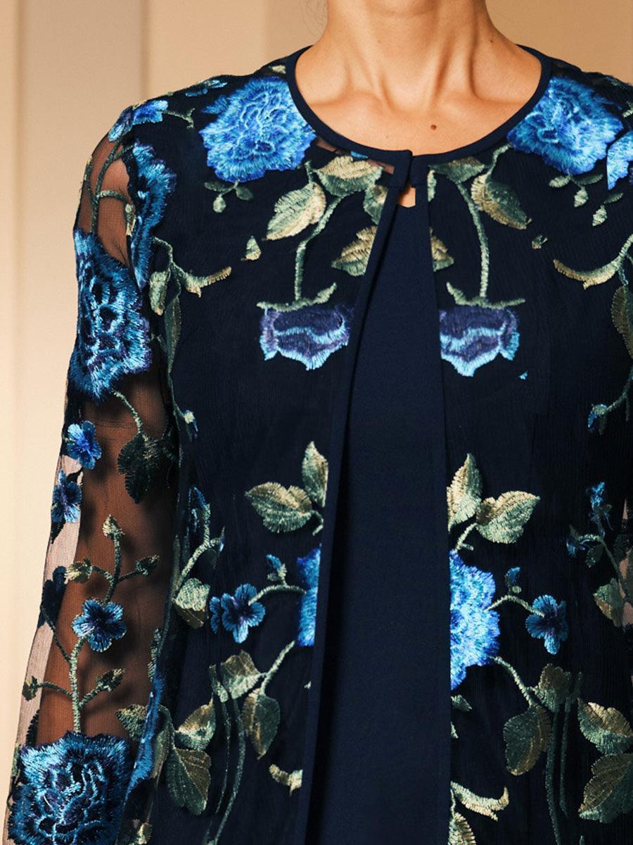 Floral Embroidered Lace Jacket