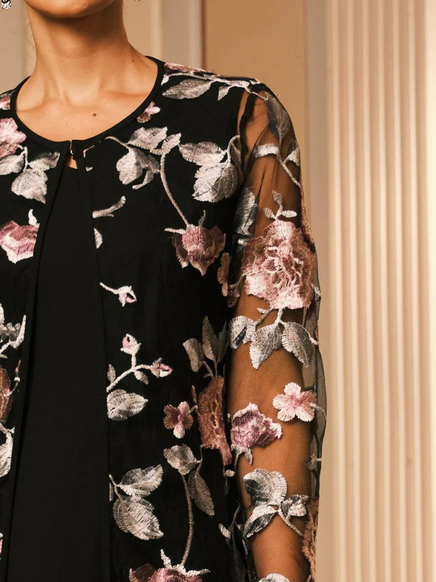 Floral Embroidered Lace Jacket