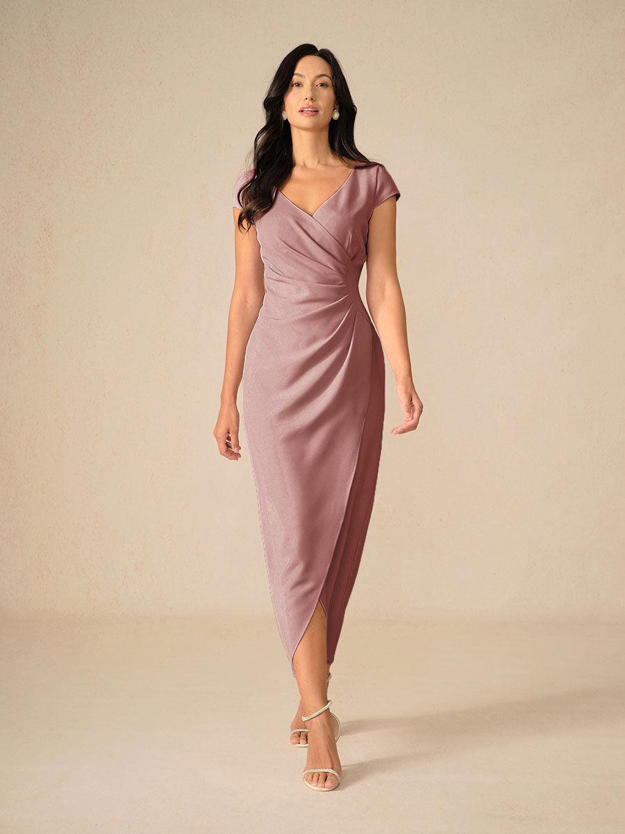 Elegant Wedding Wrap Dress