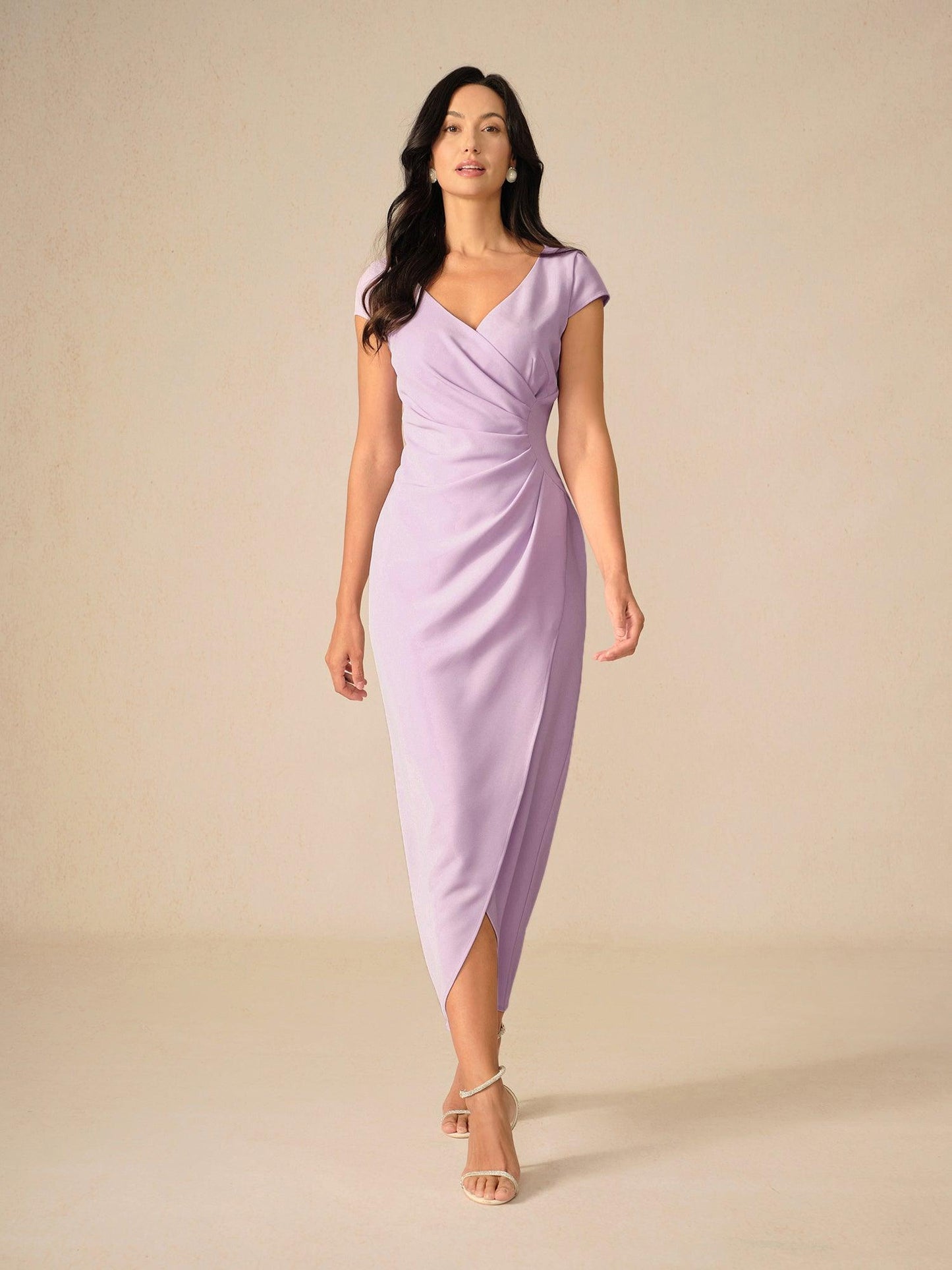 Elegant Wedding Wrap Dress
