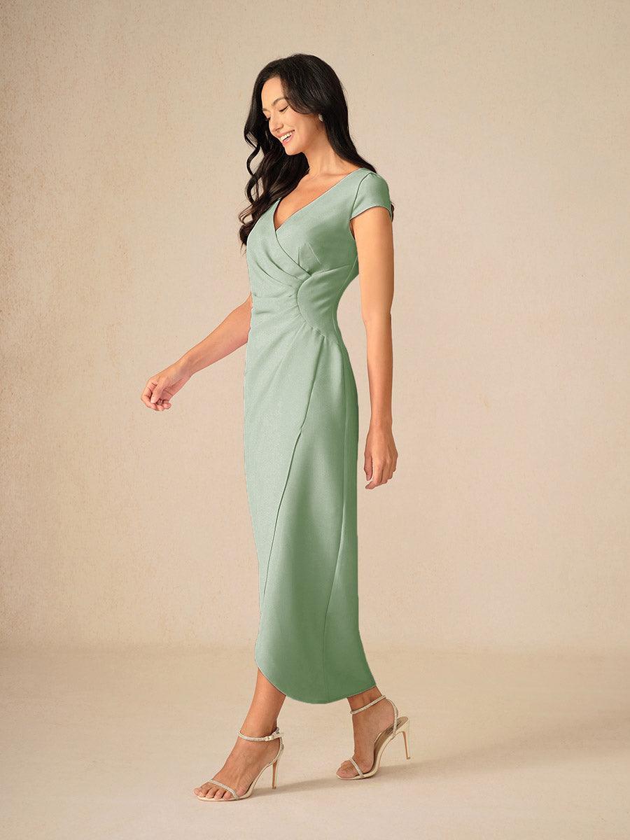 Elegant Wedding Wrap Dress