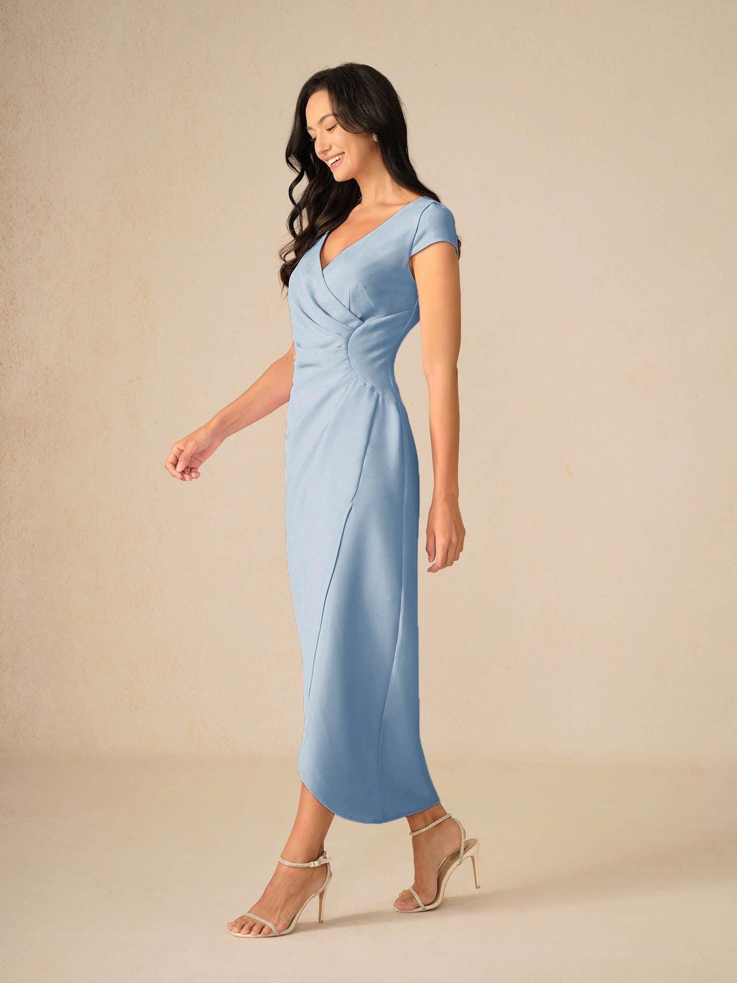 Elegant Wedding Wrap Dress
