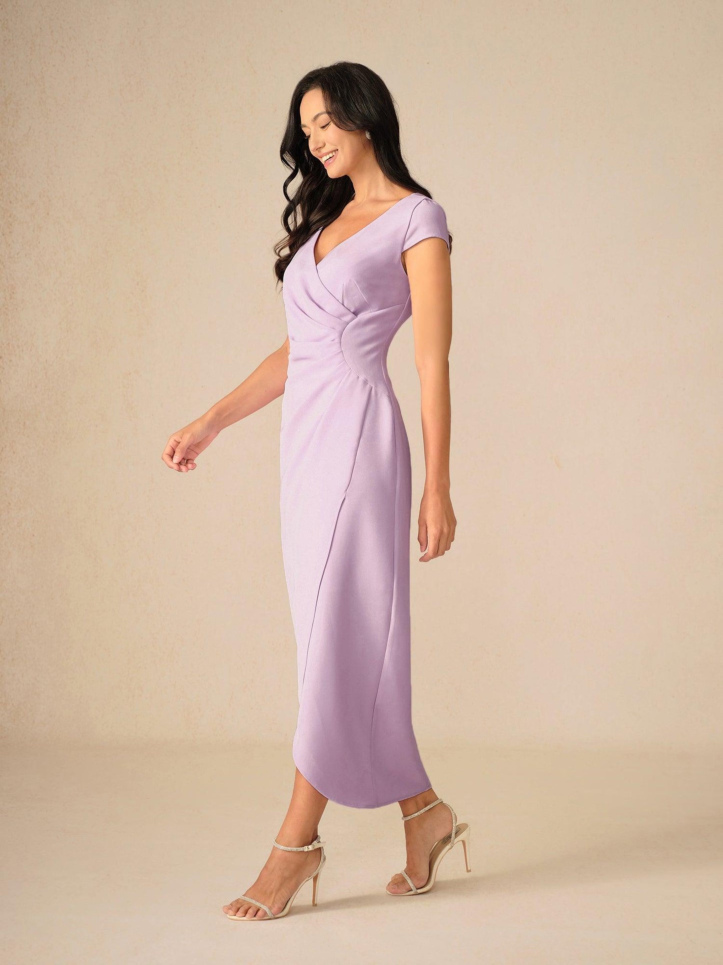 Elegant Wedding Wrap Dress