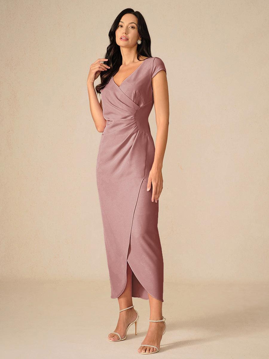 Elegant Wedding Wrap Dress