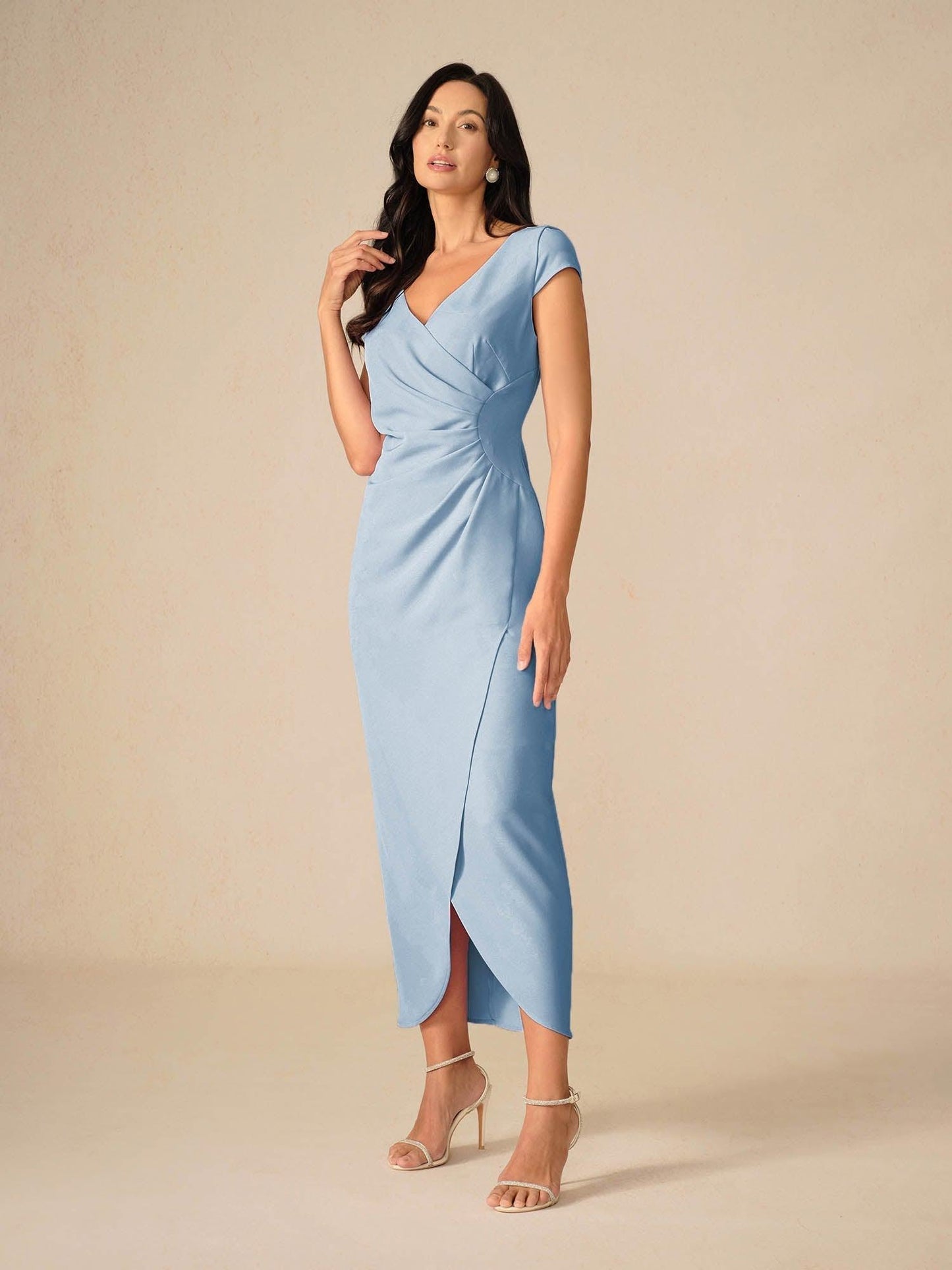 Elegant Wedding Wrap Dress
