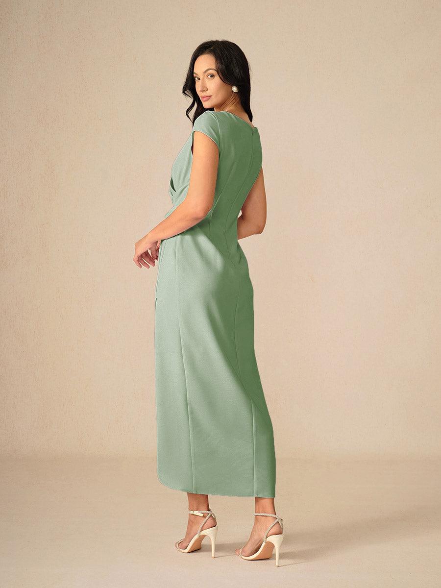 Elegant Wedding Wrap Dress