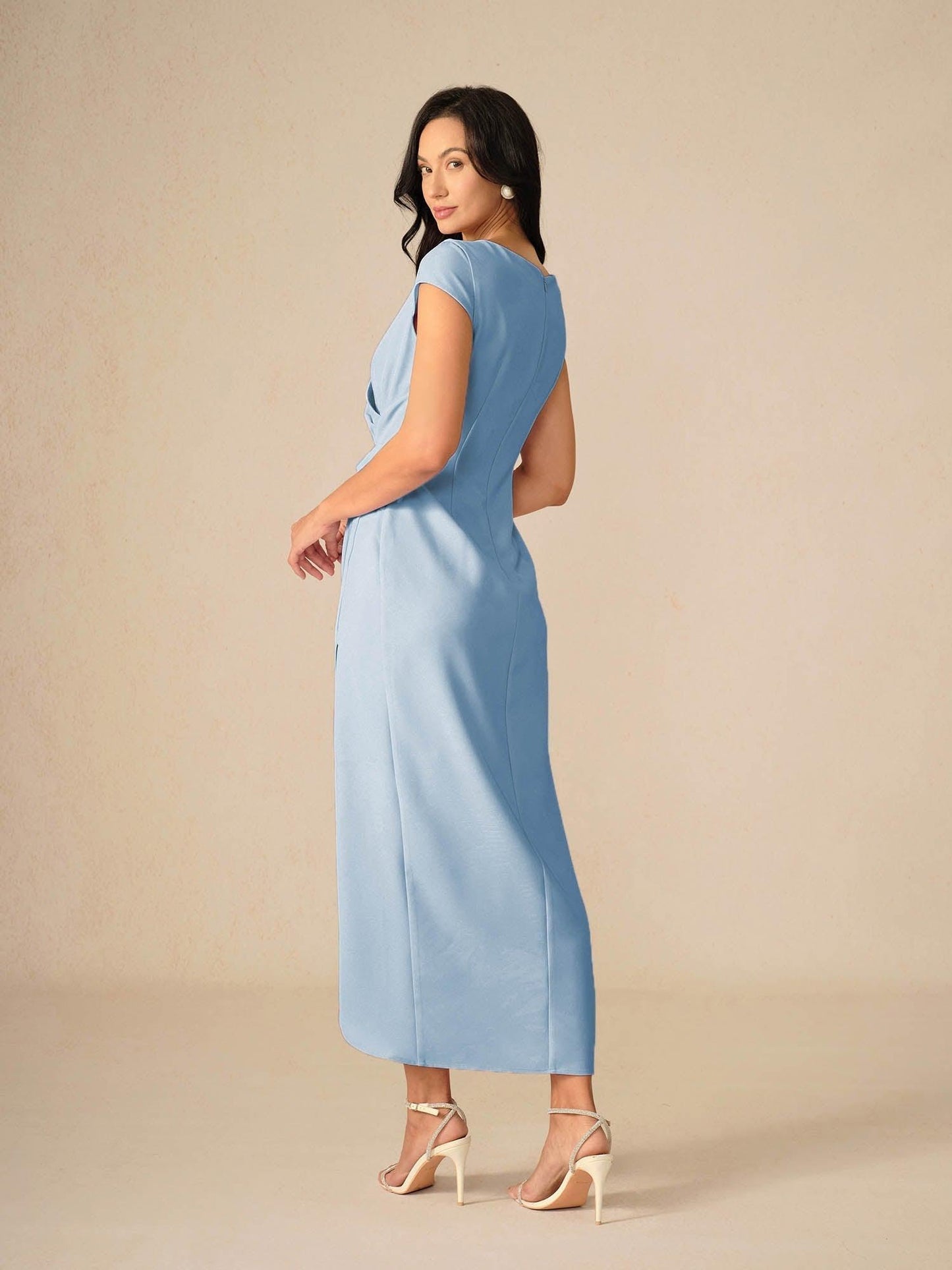 Elegant Wedding Wrap Dress