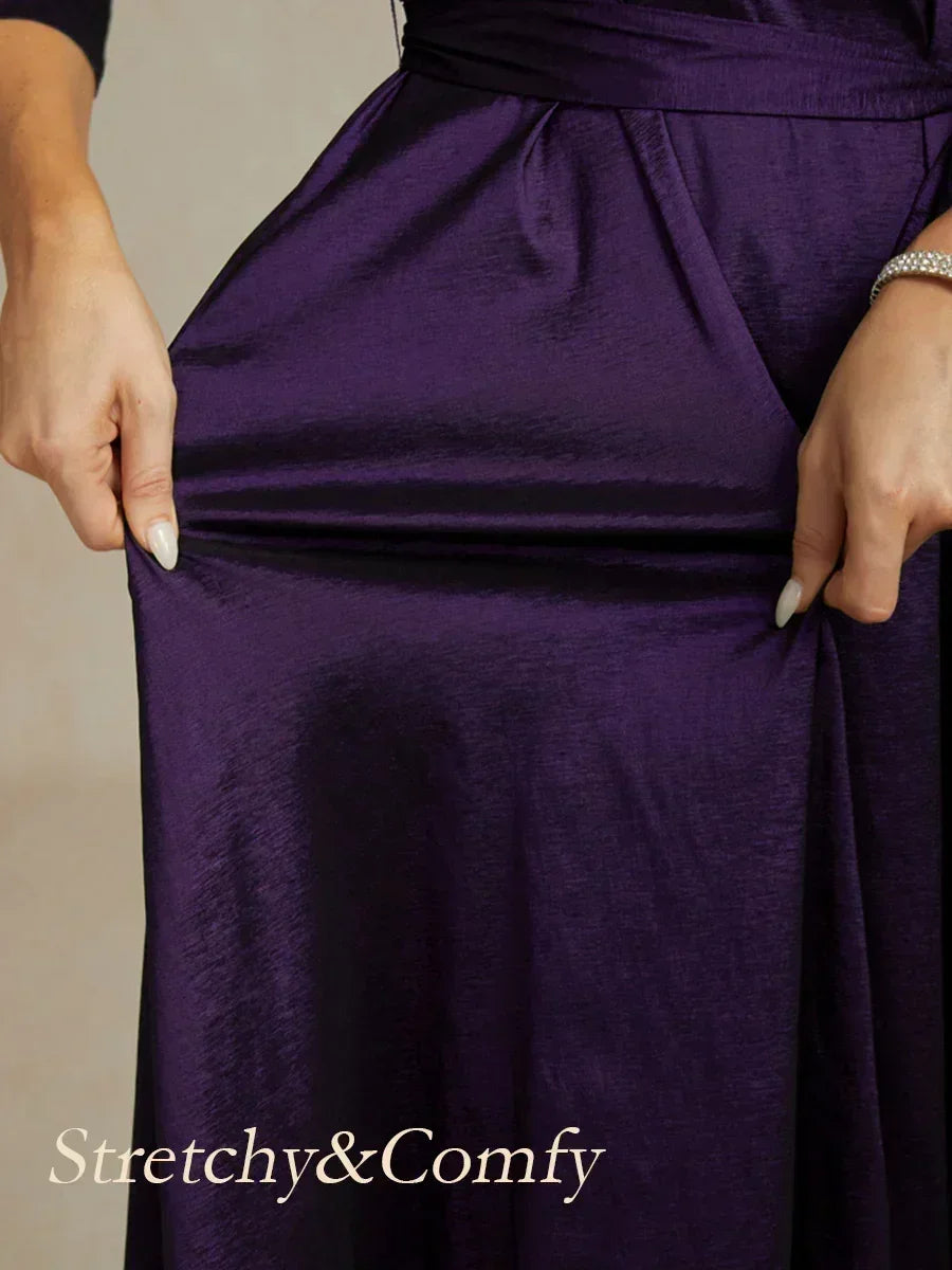Taft High-Low-Kleid