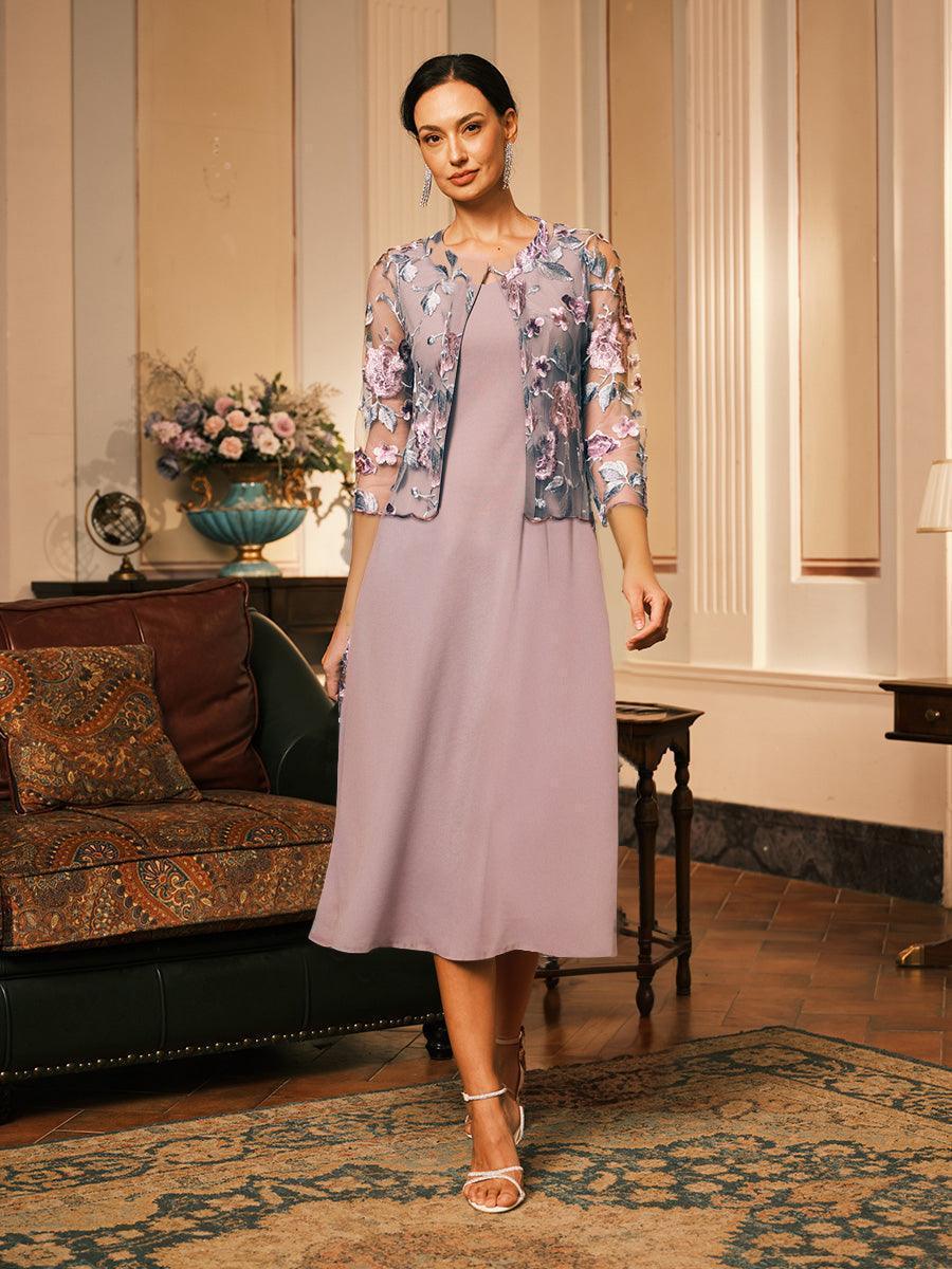 Spitzenjacke mit Blumenstickerei und Muscheldetail