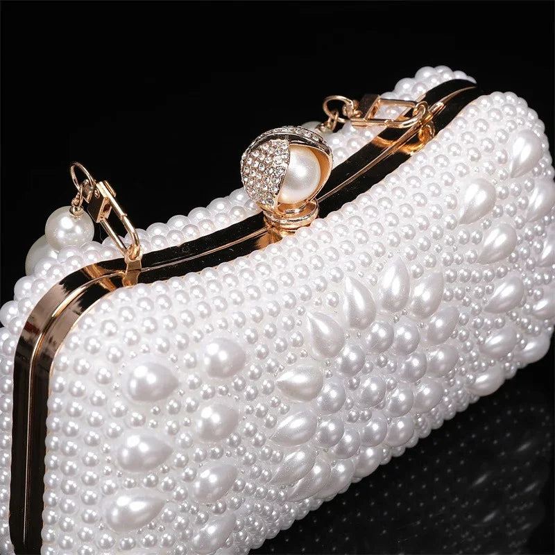 Perlen Clutch Braut Hochzeit & Party Handtasche