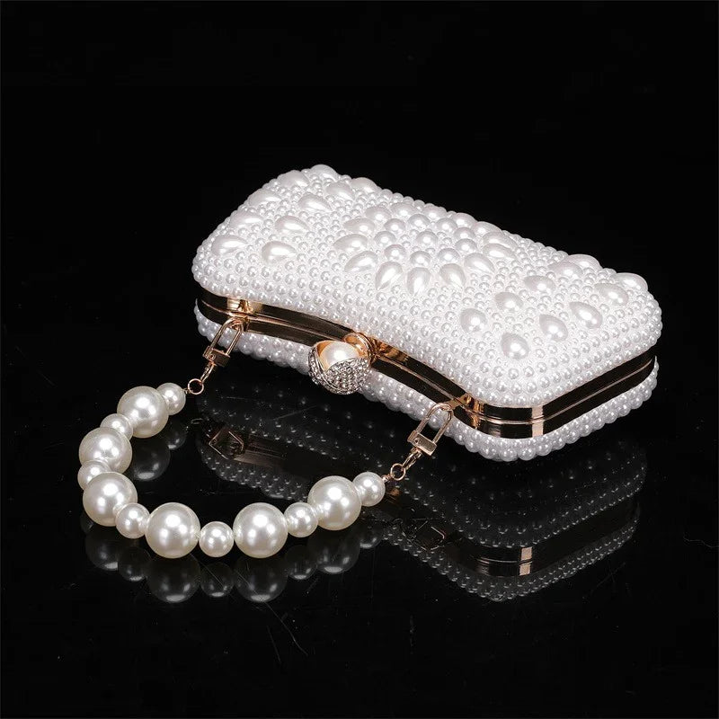 Perlen Clutch Braut Hochzeit & Party Handtasche