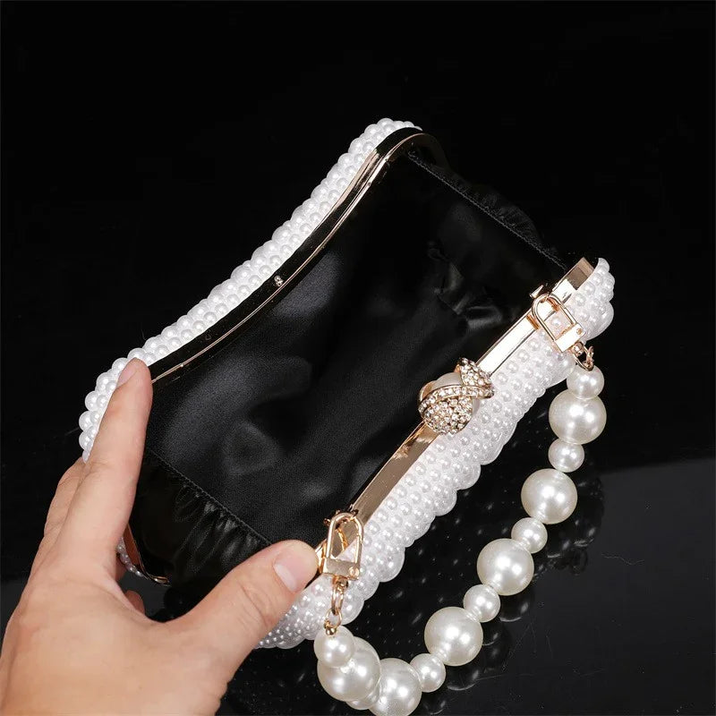 Perlen Clutch Braut Hochzeit & Party Handtasche