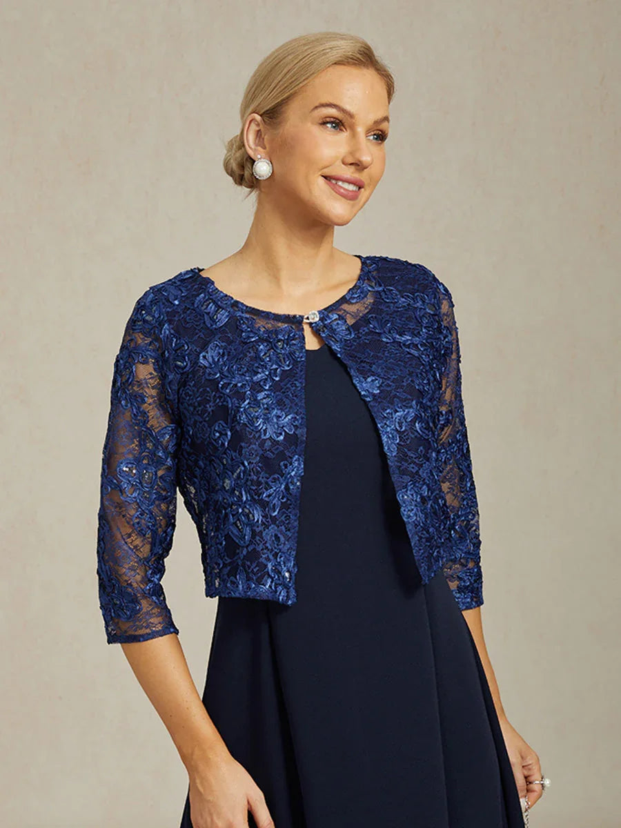 Women's Jacket Blazer Lace Embroidered Sequin Illusion Lace Elegant Floral Formal Anniversary Party Wedding Guest Open Front Short Crewneck Regular Women's Jacket Blazer Lace Embroidered Sequin Illusion Lace Elegant Floral Formal Anniversary Party Wedding Guest Open Front Short Crewneck Regular