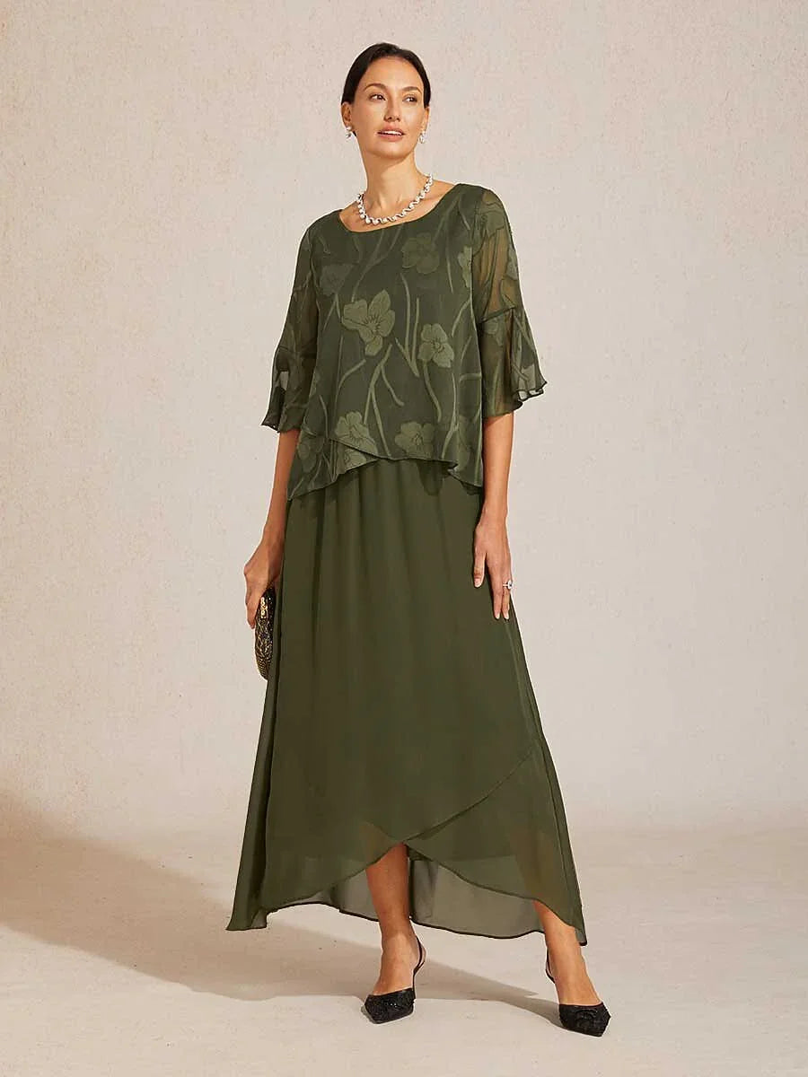 High-Low Chiffon Skirt