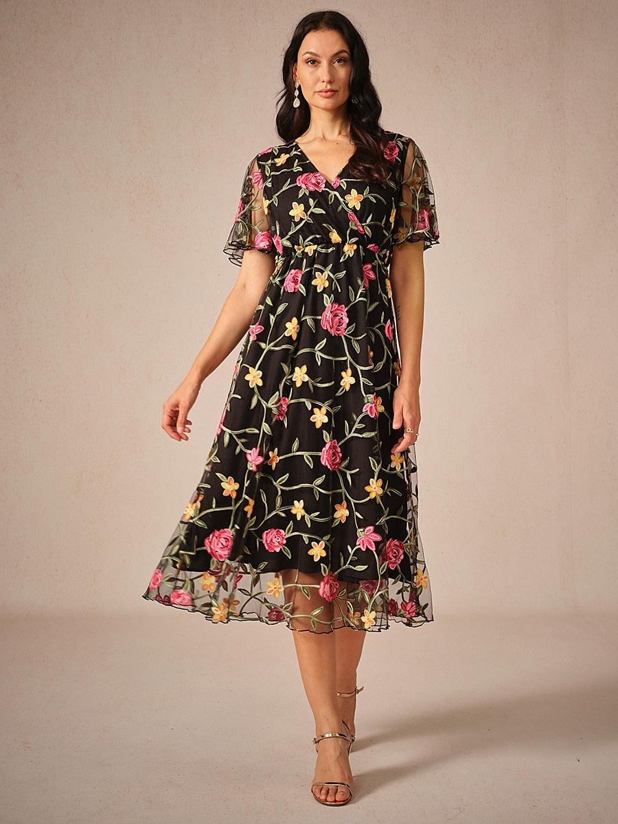 Floral-Embroidery-Mesh-Midi-Dress-Black-S10332385