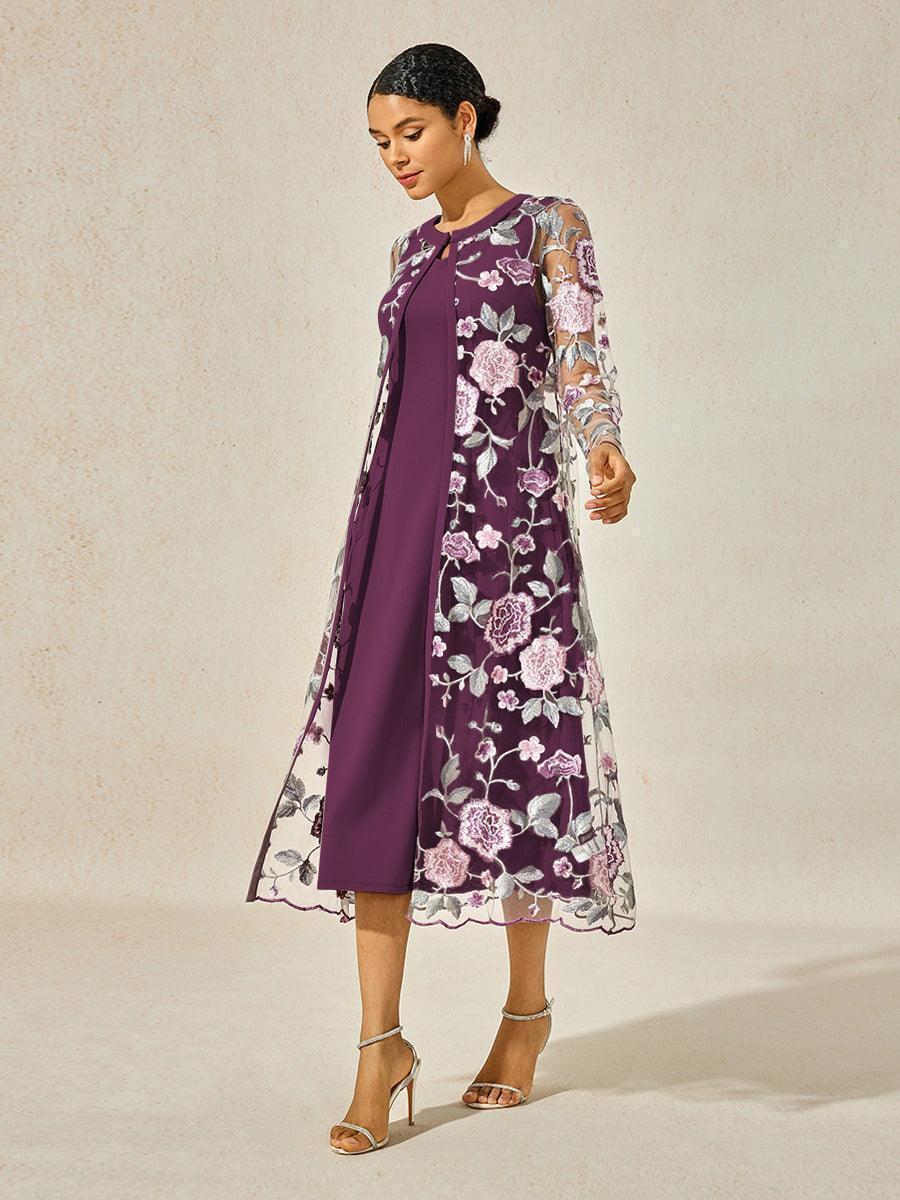floor length maternity dress Off-Shoulder Sheer Double Skirt Maternity Dress