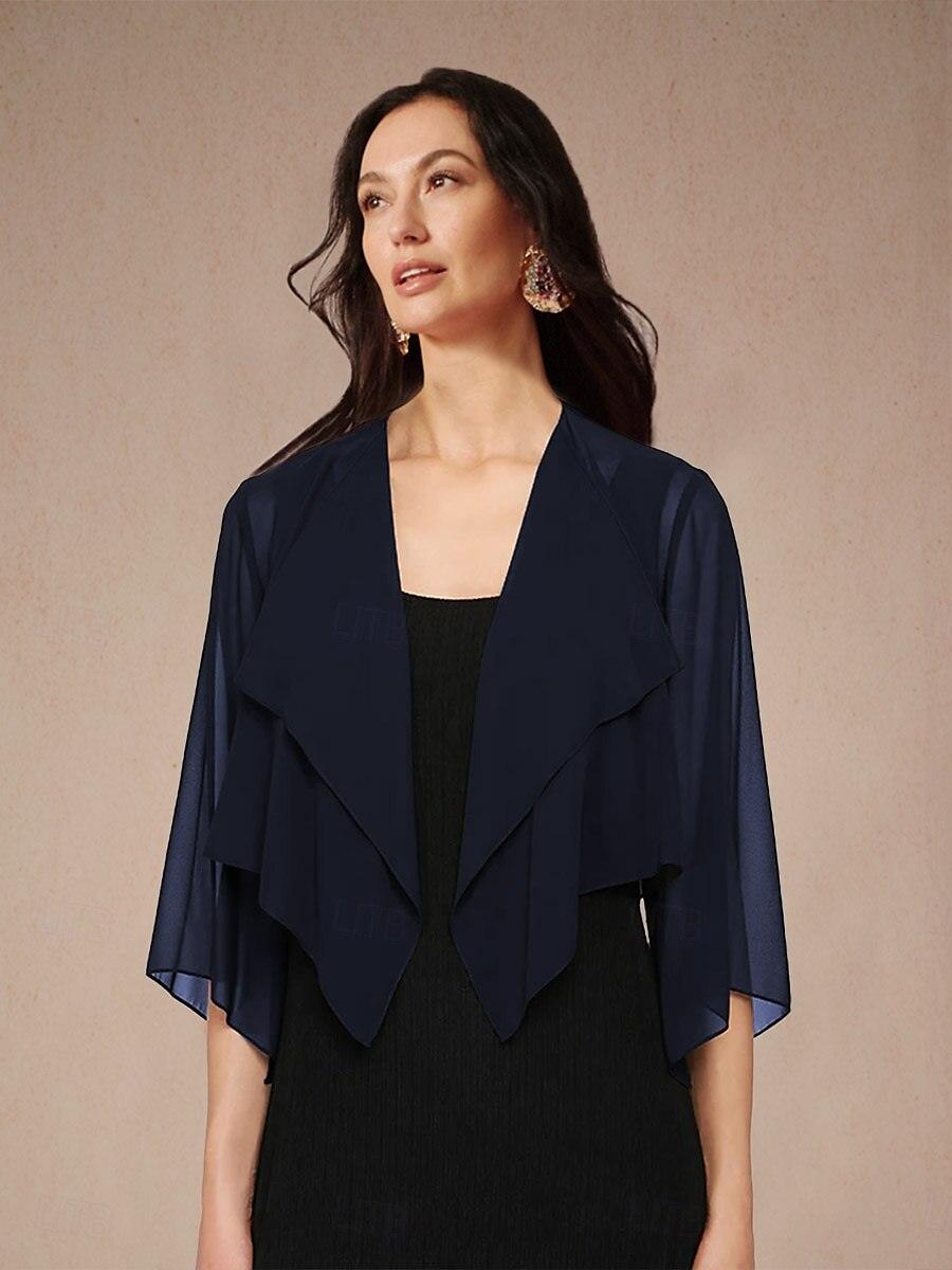 Cache-maillot asymétrique en mousseline