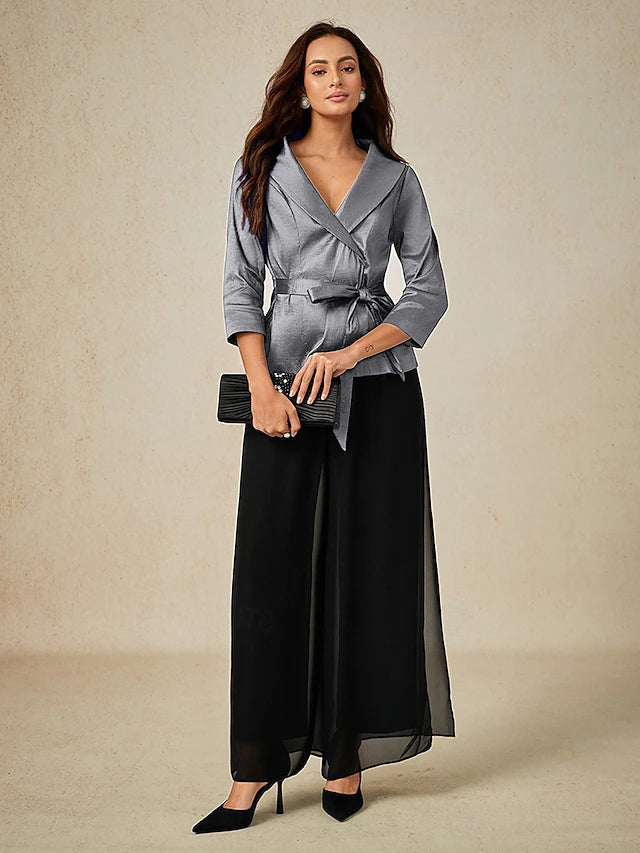 Elegant Dressy 2 Piece Pant Suits