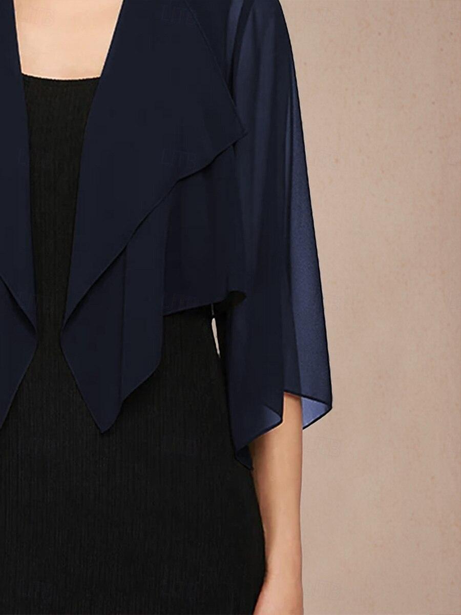 Cache-maillot asymétrique en mousseline