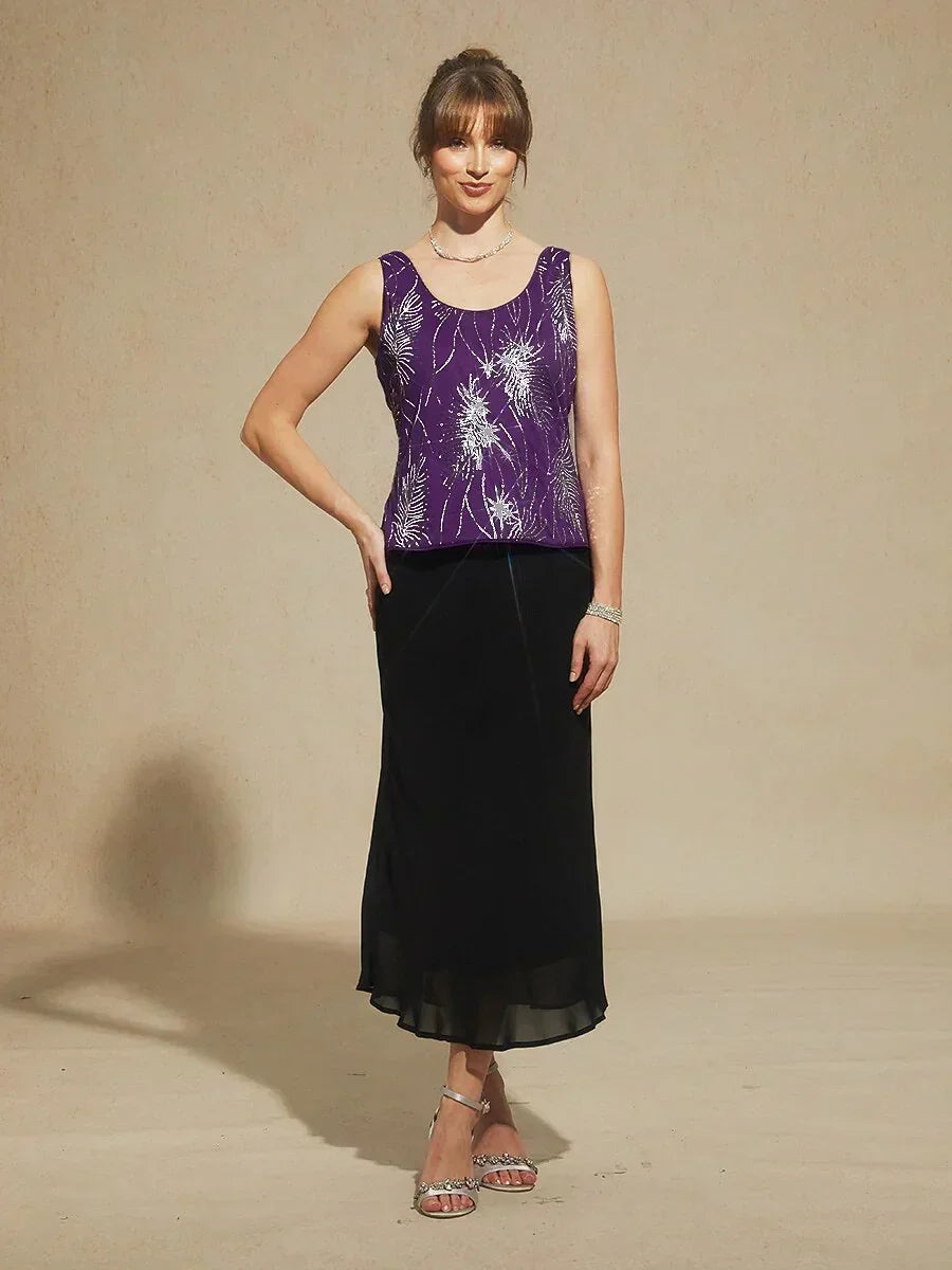 Twinset Élégant Col Mandarin à Sequins