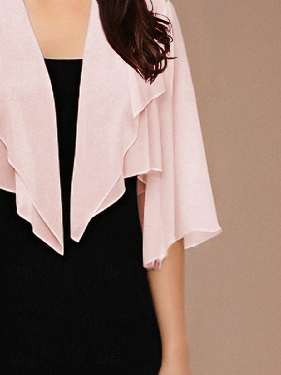 Cache-maillot asymétrique en mousseline