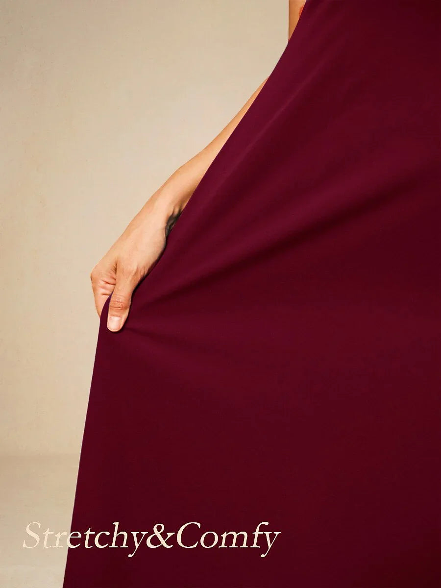 Elegant Ruffle Maxi Dress