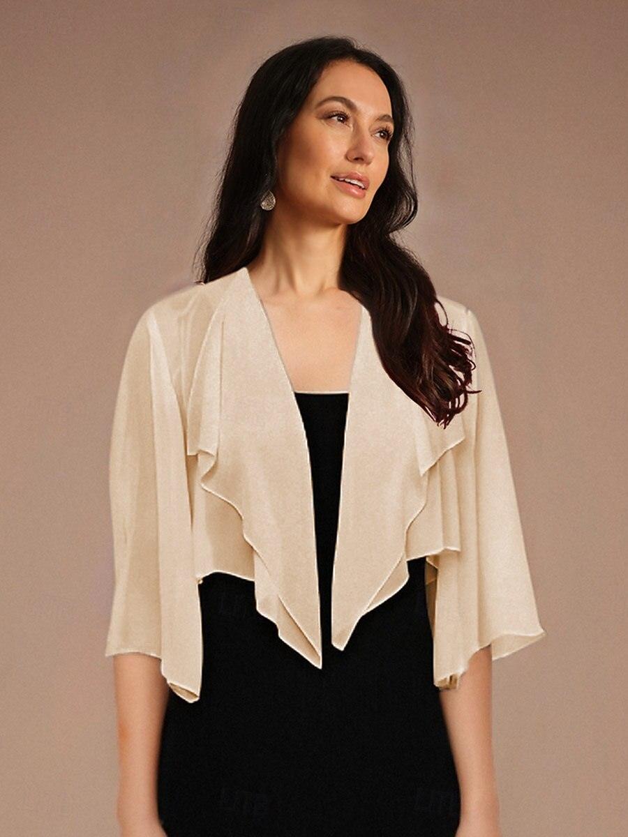 Cache-maillot asymétrique en mousseline