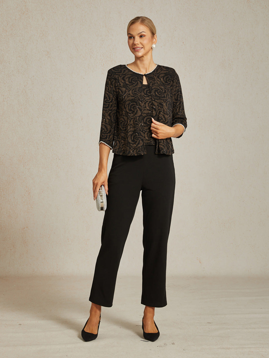 Pantaloni skinny a vita media