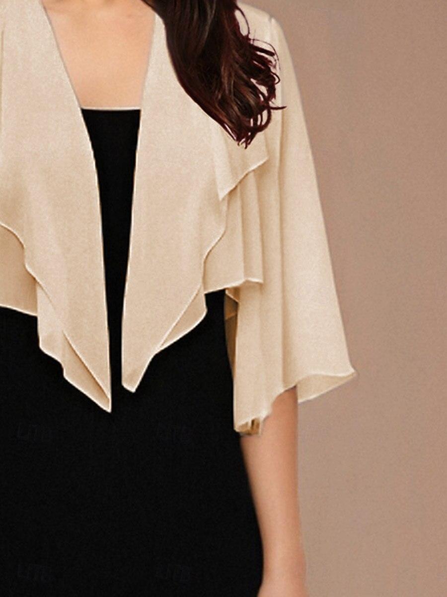 Cache-maillot asymétrique en mousseline