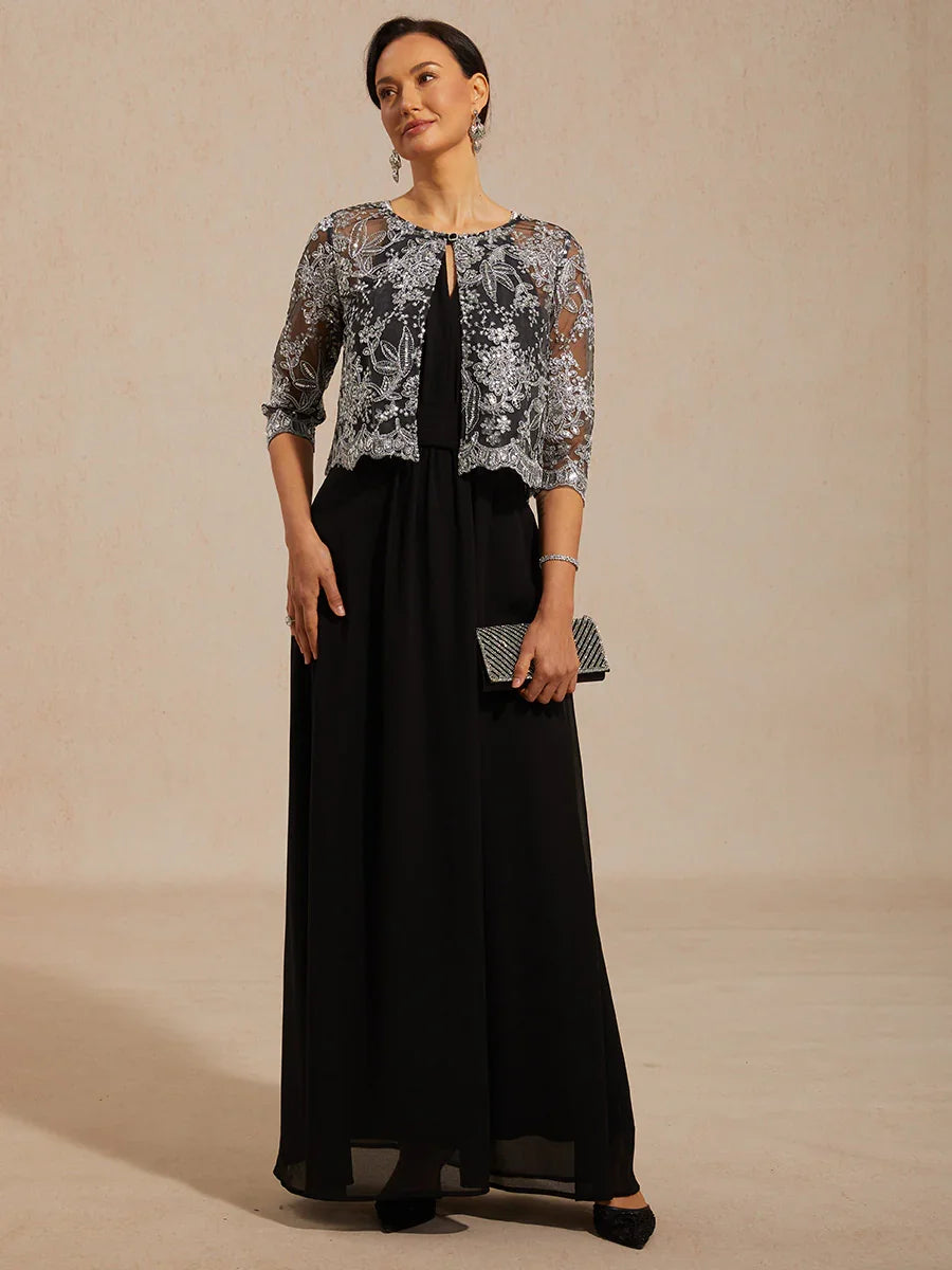 Transparante Chiffon Avondbolero