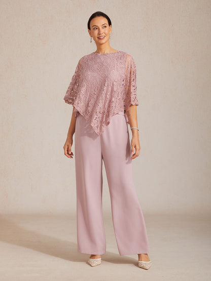 Elegant Lace Batwing Sleeve Top