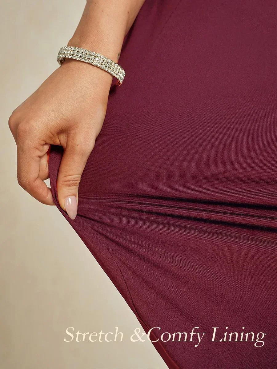 Rosette Lace A-Line Gown with Sequin Embellishment