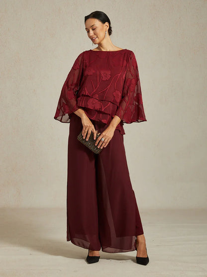 Chiffonbluse mit Blumenmuster