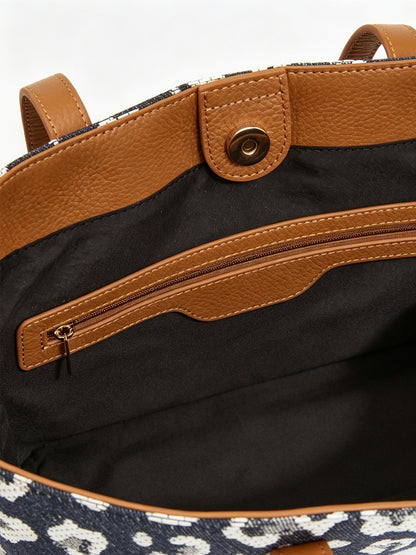 Leopard Print Tote Bag