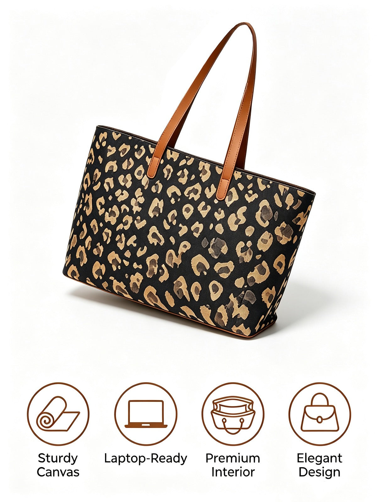Leopard Print Tote Bag