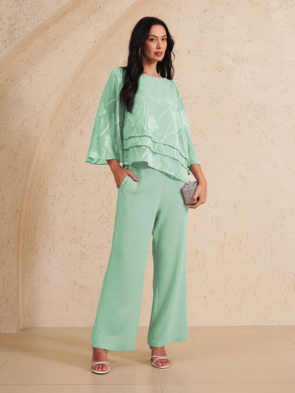 Chiffon Floral Layered Blouse