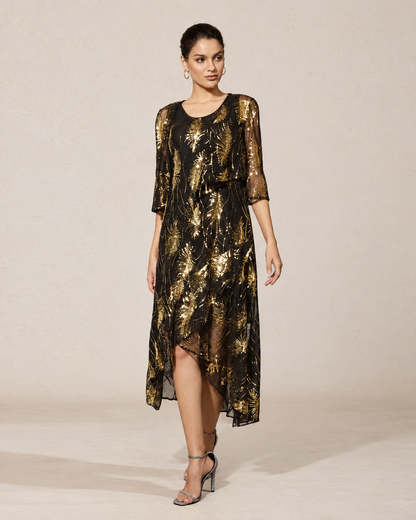 Mesh Sequin Short Shrug