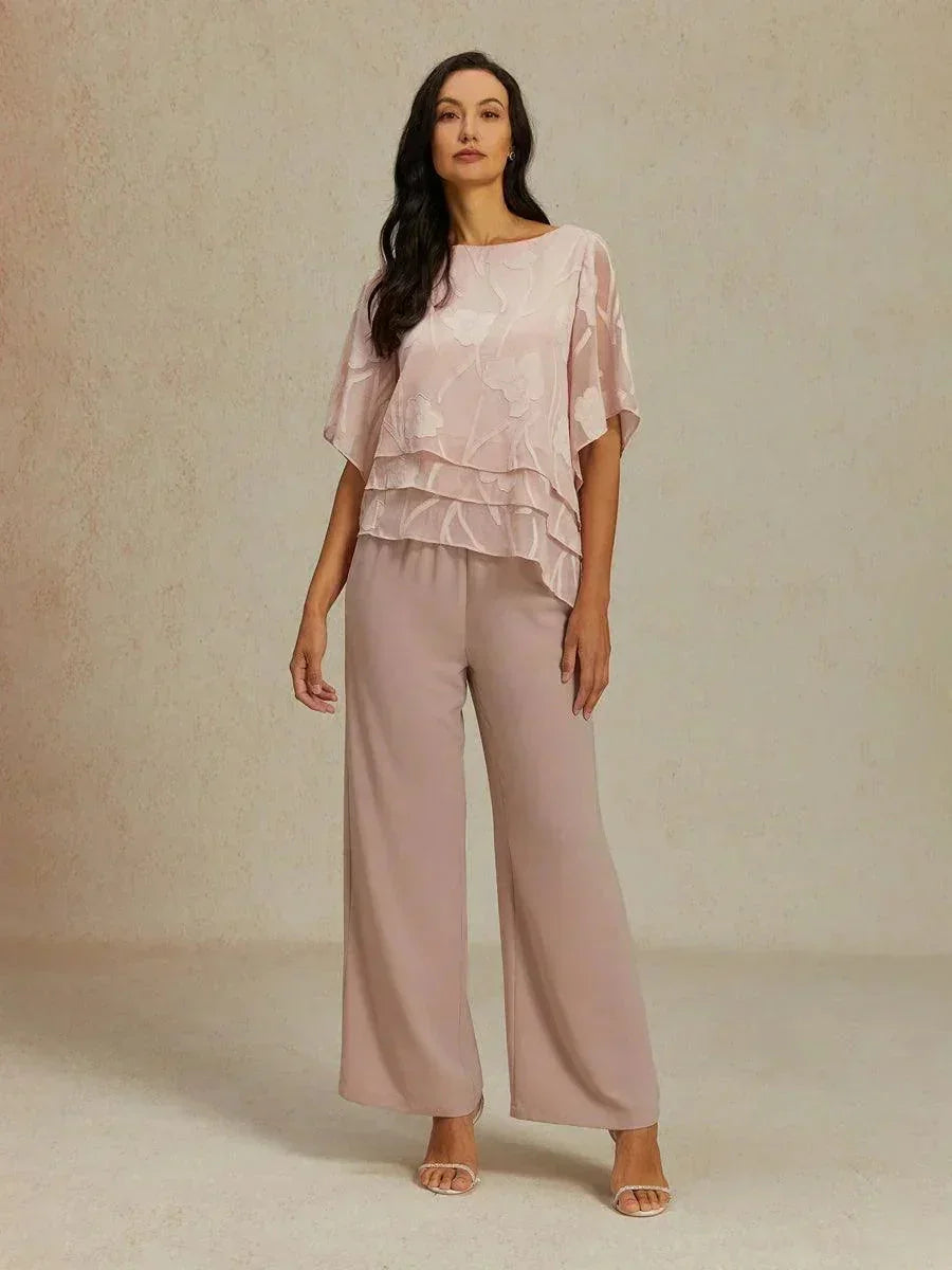 Weite Hose mit mittelhohem Bund und Taschen