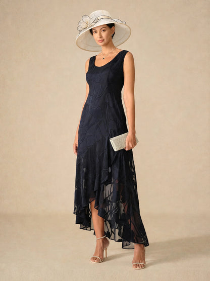 Organza Floral Wide Brim Fascinator Hat