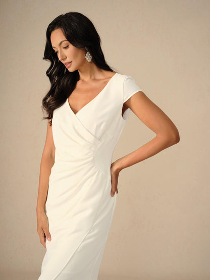 Elegant Wedding Wrap Dress