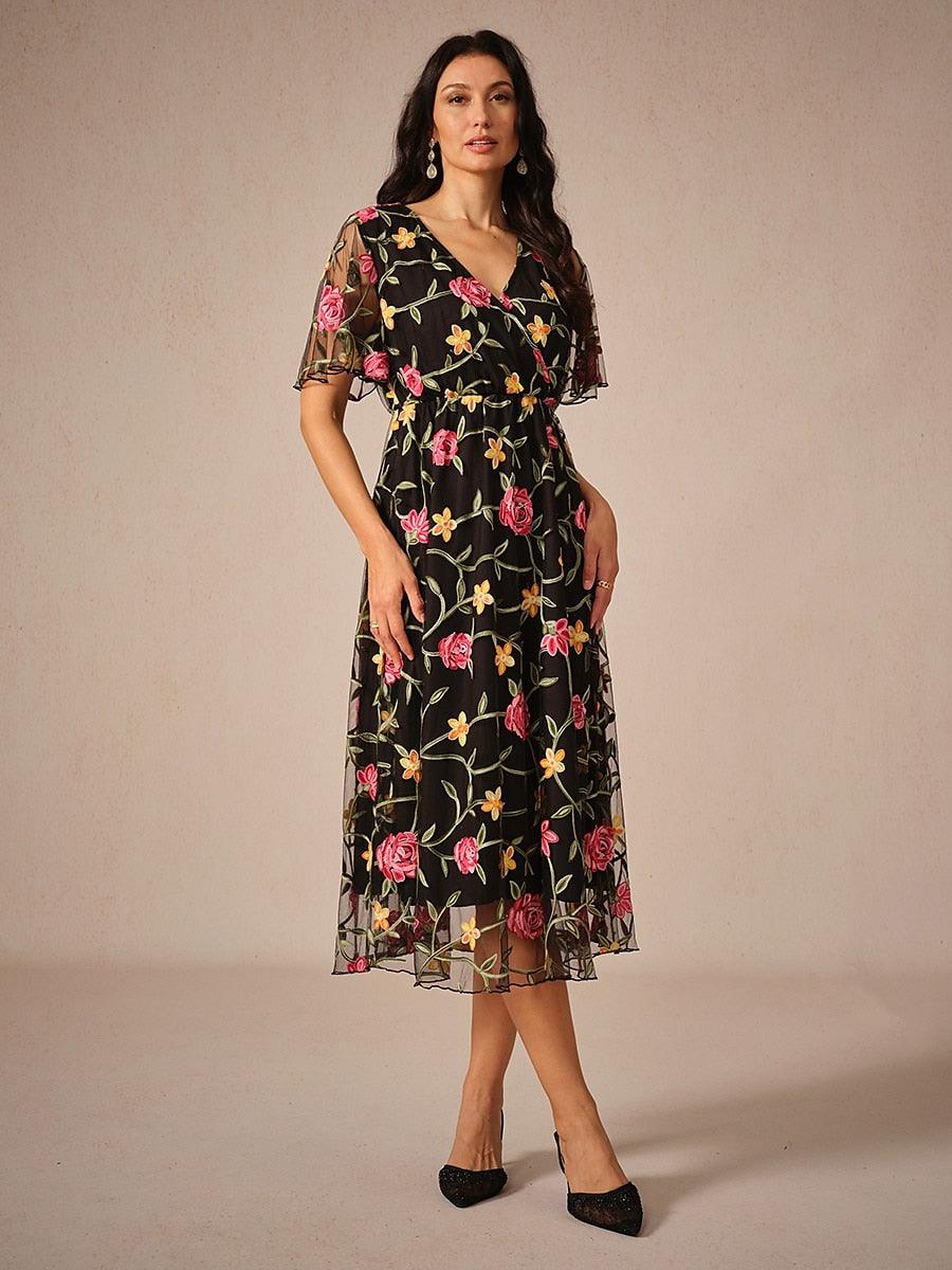 Floral-Embroidery-Mesh-Midi-Dress-Black-S10332385