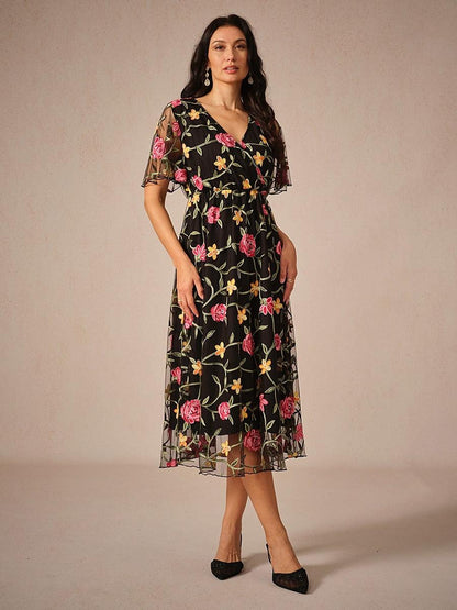 Floral-Embroidery-Mesh-Midi-Dress-Black-S10332385