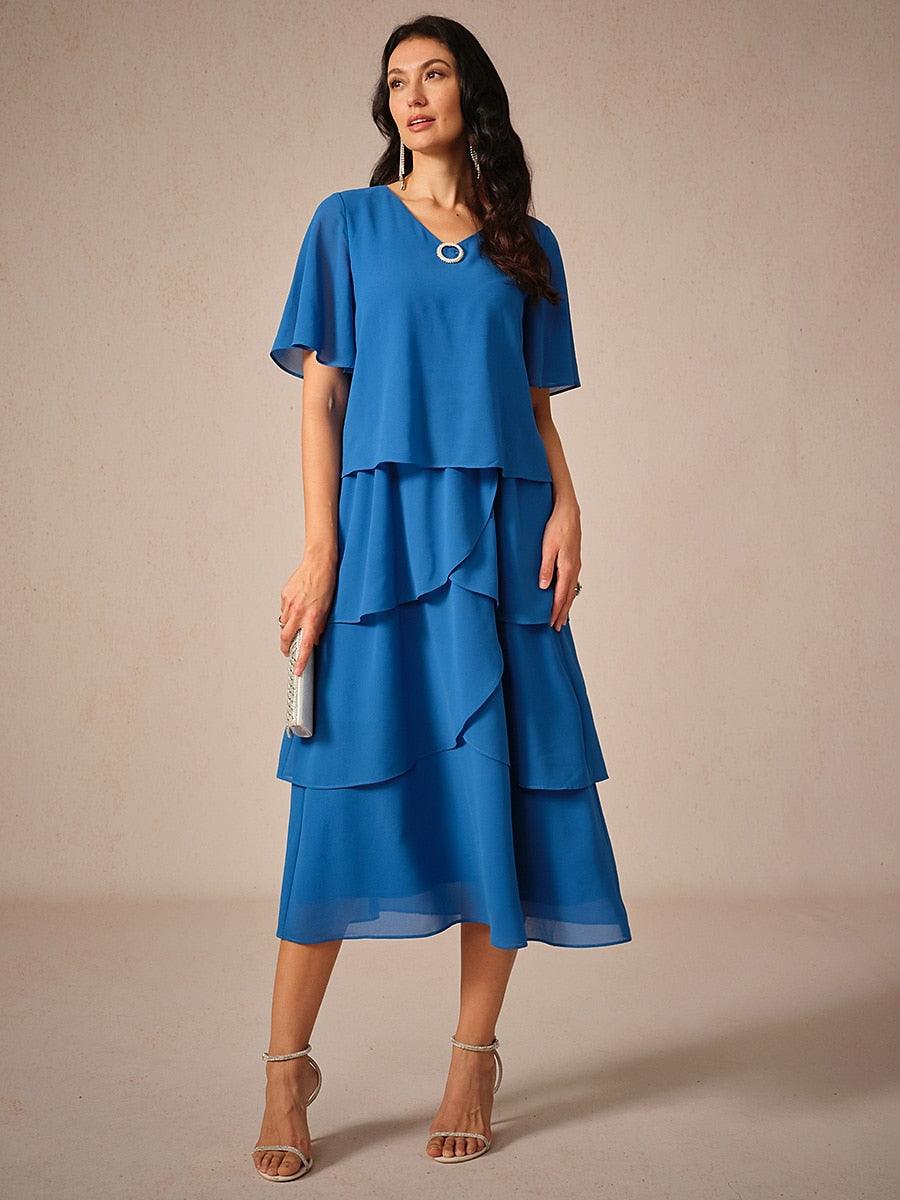 Tiered-Midi-V-Neck-Short-Sleeve-Dress-Royal-Blue-S13301652