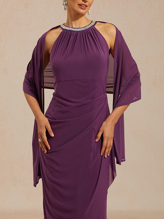 Stretch Mesh Long Shawl Wrap