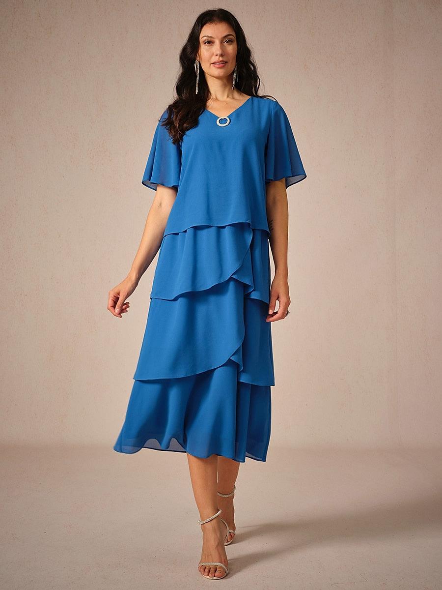 Tiered-Midi-V-Neck-Short-Sleeve-Dress-Royal-Blue-S13301652