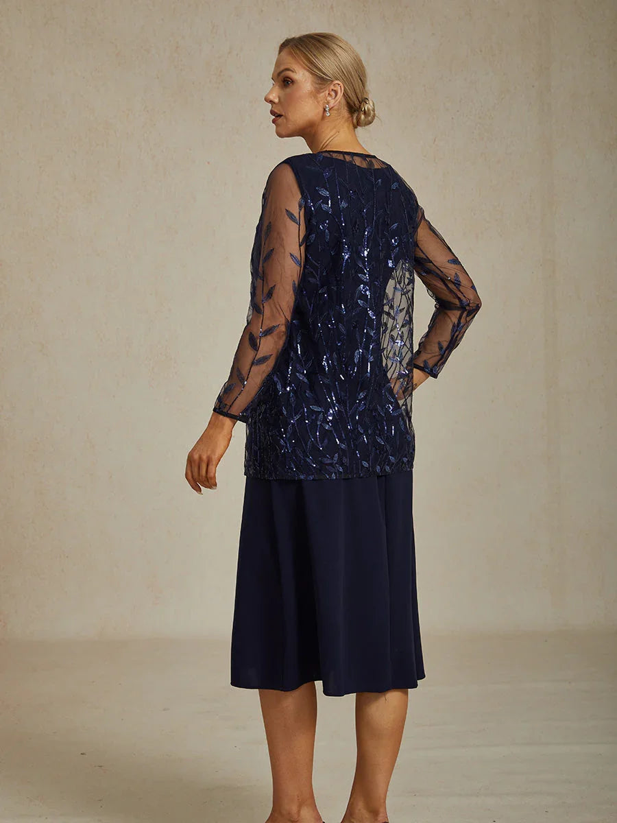 Floral Embroidered Lace Sequin Jacket