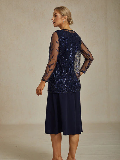 Floral Embroidered Lace Sequin Jacket